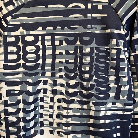 Nike Girls Hoodie Black and White “Just Do It” Size L EUC - Picture 3 of 5